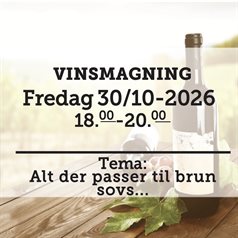Rødvins - Smagning fredag d. 30 oktober 2026 - slikforvoksne.dk